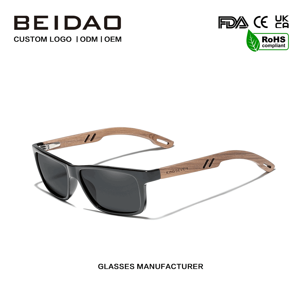 Intxaur beltz natural naturala TR90 Eguzkitako betaurrekoak