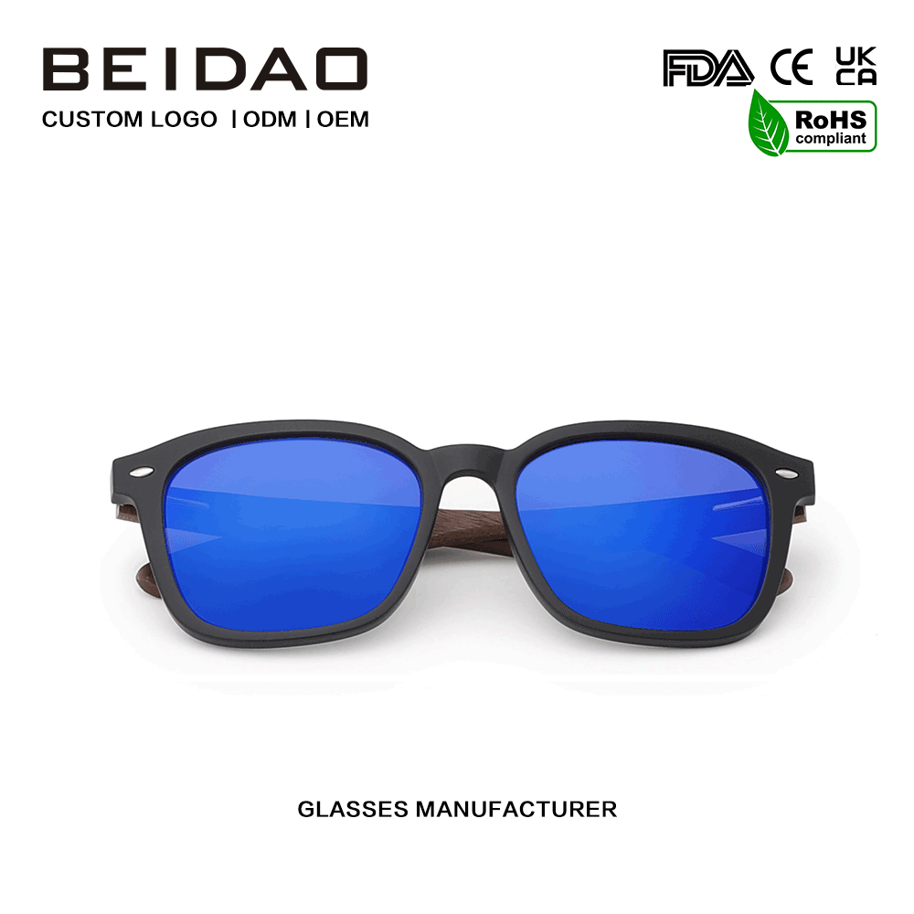 Moda Retro Eskuz egindako UV400 TR90 Eguzkitako Betaurreko Polarizatuak
