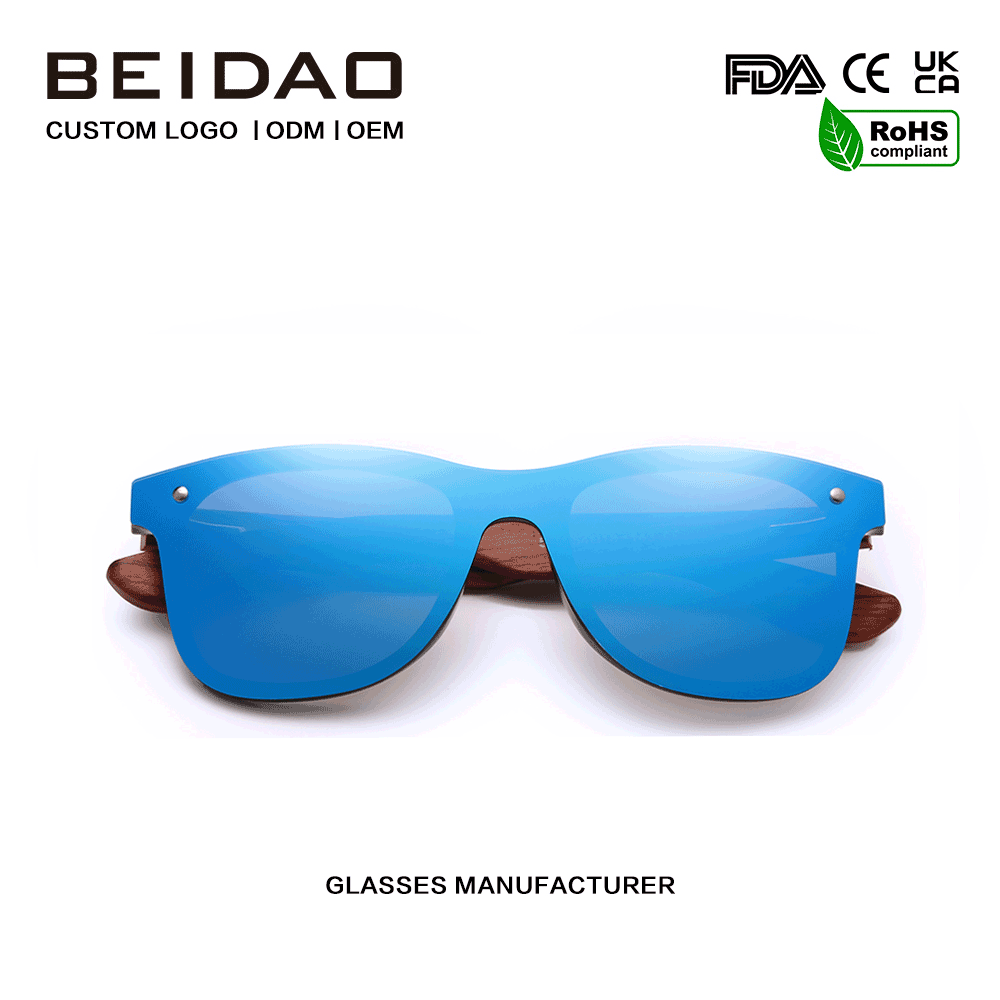 Modako jatorrizko Bubinga Wood Polarized Eguzkitako betaurrekoak