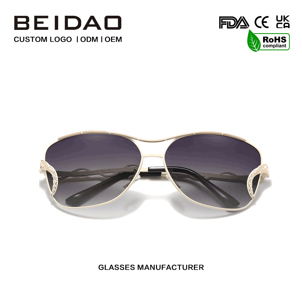 Modern Big Rim Gradient UV400 babesa Eguzkitako betaurrekoak