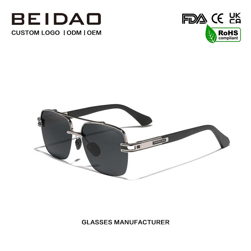 Square Shades Koloretsuak Retro Polarized Eguzkitako betaurrekoak